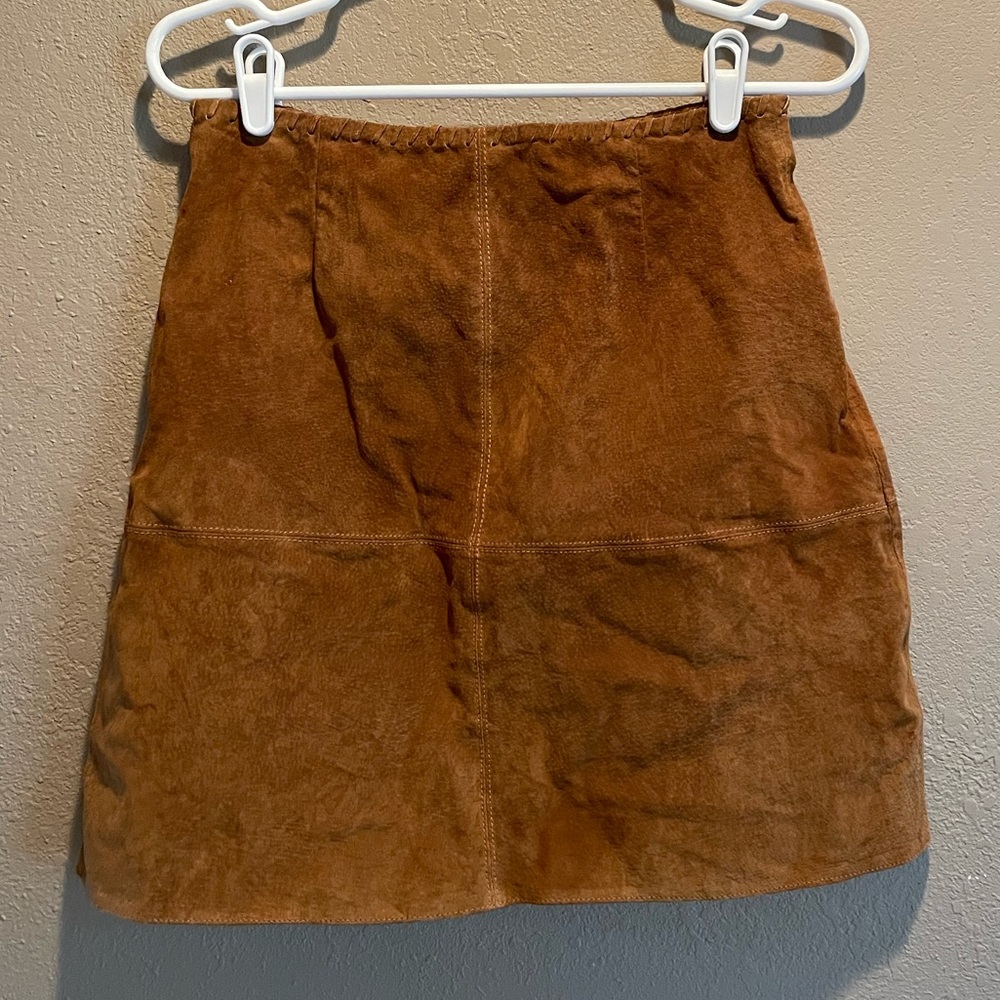 Leather skirt